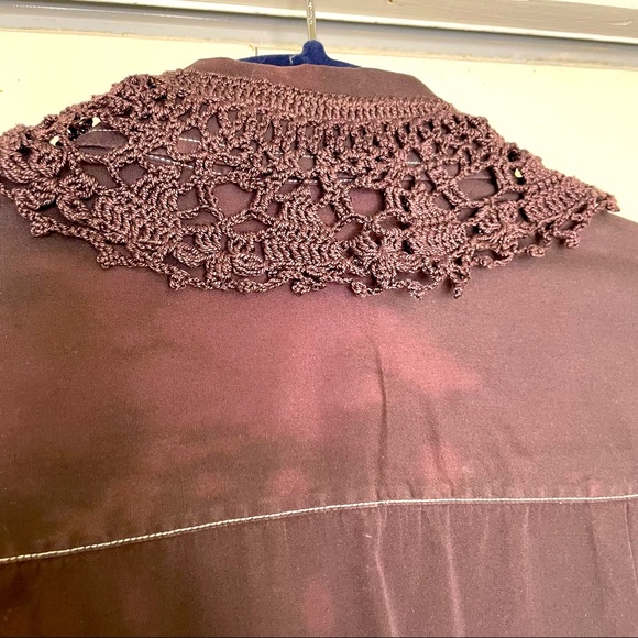 Marc Jacobs Purple Cotton Button Down Blouse - Picture 6 of 10